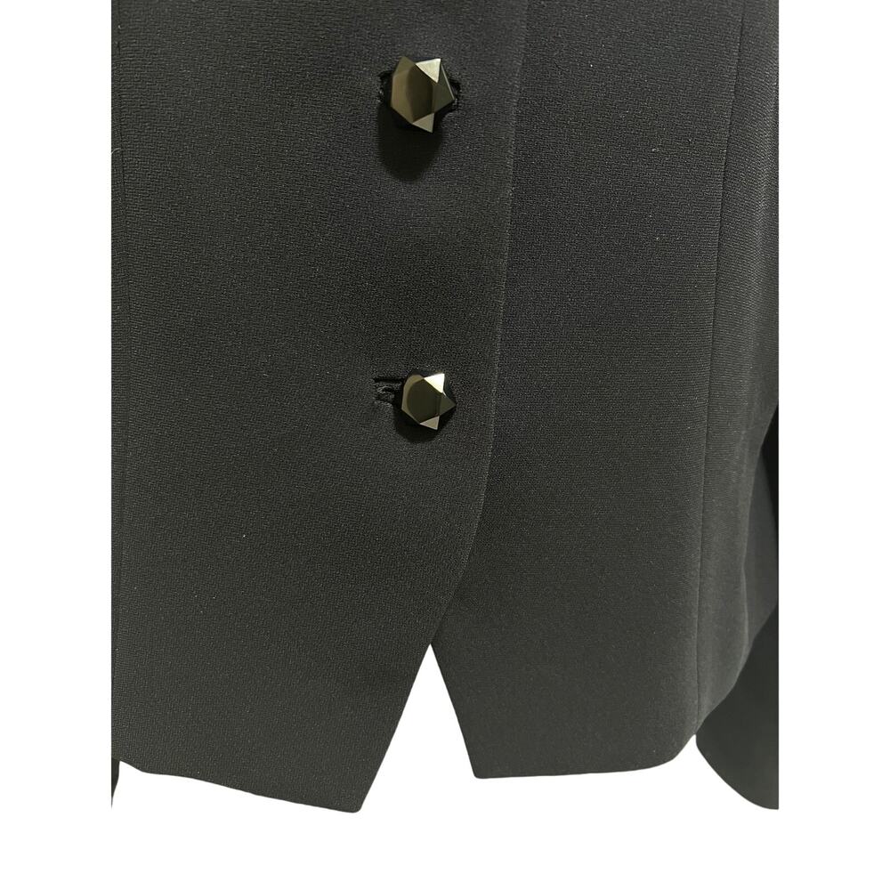 Albert Nipon - Size 10 - Dark Navy Blazer - 3 Geo… - image 5